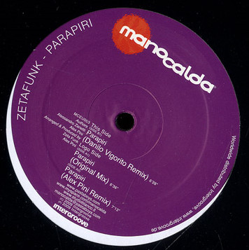 Zetafunk - Parapiri | Manocalda (MCEU003) - main