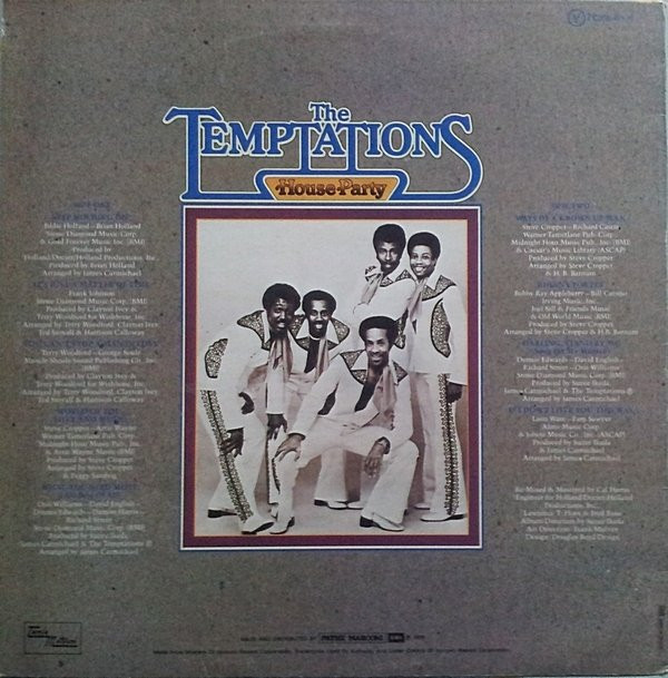 The Temptations - House Party | Tamla Motown (2C 066-97175)