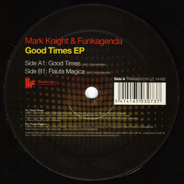 Mark Knight & Funkagenda - Good Times EP | Toolroom Trax (TRAX062/01V) - 4