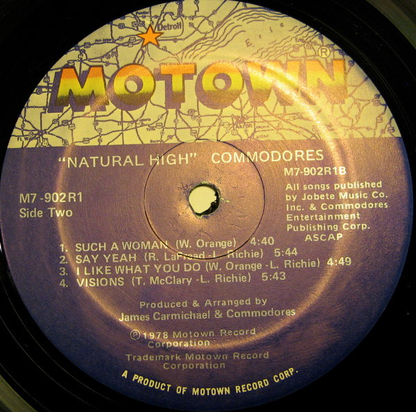 Commodores - Natural High | Motown (M7-902R1) Commodores - Natural High | Motown (M7-902R1)
