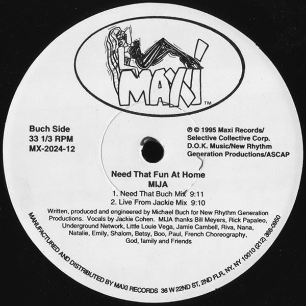 Mija - Need That Fun At Home | Maxi Records (MX-2024-12) - 2 Mija - Need That Fun At Home | Maxi Records (MX-2024-12) - 2