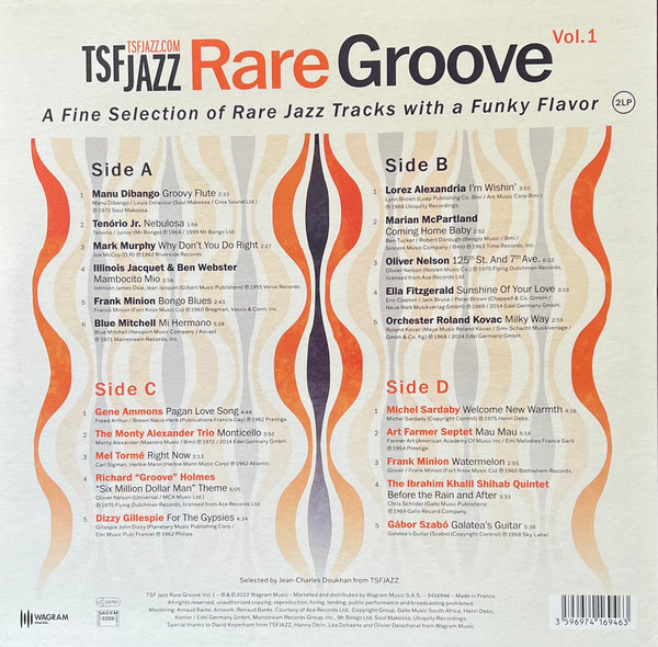Various - TSF JAZZ Rare Grooves Vol. 1 - A Fine Selection Of Rare Jazz Tracks With A Funky Flavor | Wagram Music (3416946) - 2