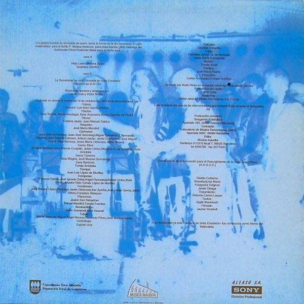 Macromassa , Tolosako Banda Munizipalak - Interpretatzen Dio Macromassa Ri | Música Inaudita (MI-003-LP) - 2 Macromassa , Tolosako Banda Munizipalak - Interpretatzen Dio Macromassa Ri | Música Inaudita (MI-003-LP) - 2