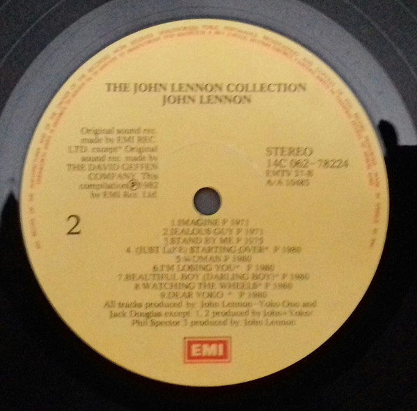 John Lennon - The John Lennon Collection | Parlophone (14C 062-78224) - 4 John Lennon - The John Lennon Collection | Parlophone (14C 062-78224) - 4
