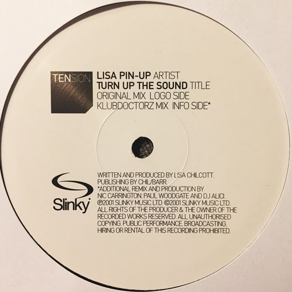 Lisa Pin-Up - Turn Up The Sound | Tension (TENS 1002) - main