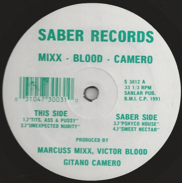 Marcus Mixx - Victor Blood - Gitano Camero - Tits, Ass & Pussy | Saber Records (S 3012) - main