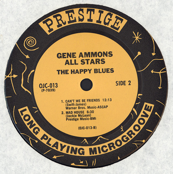 Gene Ammons - The Happy Blues | Original Jazz Classics (OJC-013) - 4 Gene Ammons - The Happy Blues | Original Jazz Classics (OJC-013) - 4