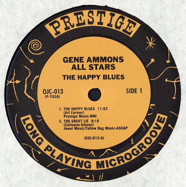 Gene Ammons - The Happy Blues | Original Jazz Classics (OJC-013) - 3 Gene Ammons - The Happy Blues | Original Jazz Classics (OJC-013) - 3