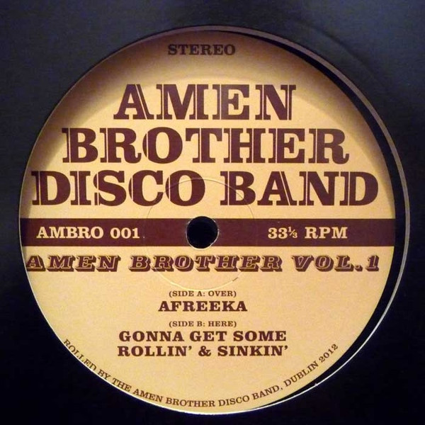 Amen Brother Disco Band - Amen Brother Vol. 1 | Amen Brother (AMBRO001) Amen Brother Disco Band - Amen Brother Vol. 1 | Amen Brother (AMBRO001)
