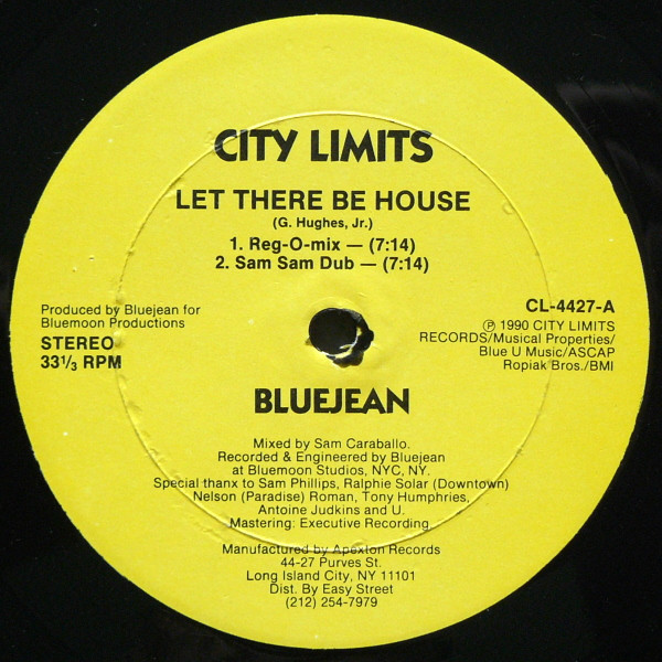 Bluejean - Let There Be House | City Limits (CL-4427) - main