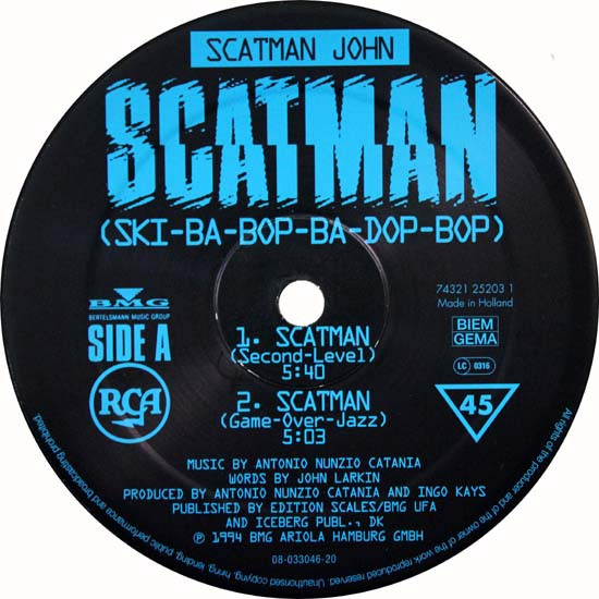 Scatman John - Scatman (Ski-Ba-Bop-Ba-Dop-Bop) | RCA (74321 25203 1) - 3
