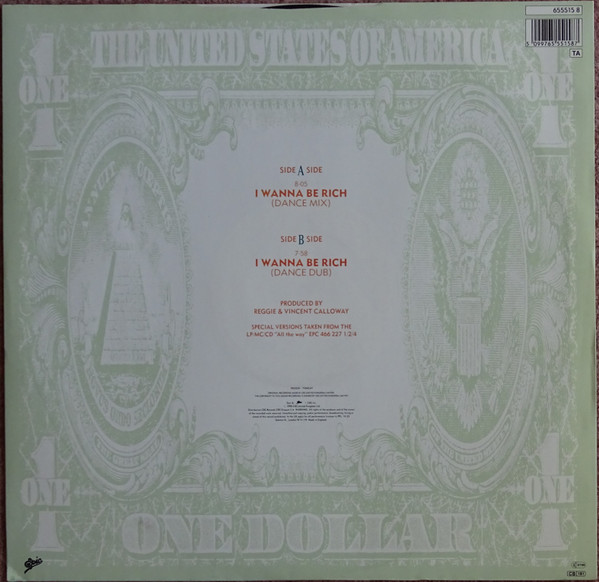 Calloway - I Wanna Be Rich | Epic (655515 8) - 2