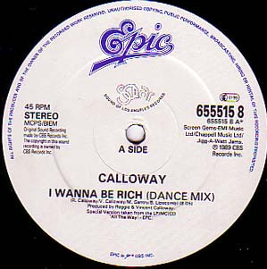 Calloway - I Wanna Be Rich | Epic (655515 8) - 3