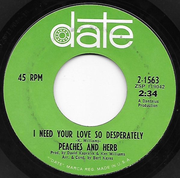 Peaches & Herb - For Your Love | Date (2-1563) - 3