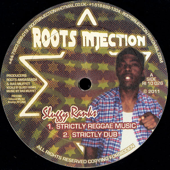Sluggy Ranks - Strictly Reggae Music / Badman | Roots Injection (RI 10 026)