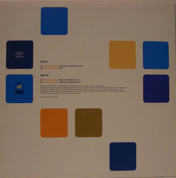 Marvin And Tamara - Groove Machine | Epic (XPR 3326) - 2