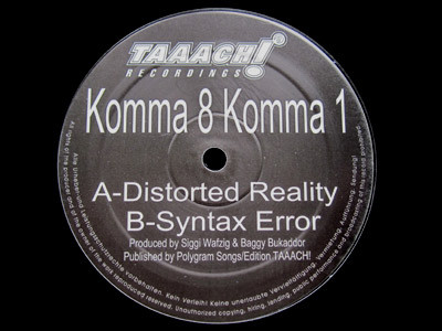 Komma 8 Komma 1 - Distorted Reality | Taaach! Recordings (T!-999)