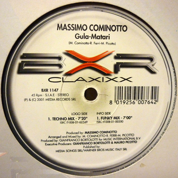 Massimo Cominotto - Gula-Matari | BXR (BXR 1147)
