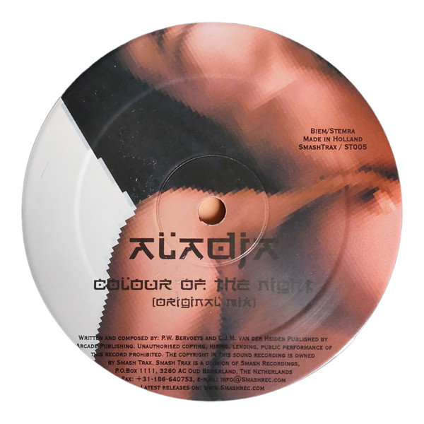 Aladja - Colour Of The Night | Smash Trax (ST 005) - 3