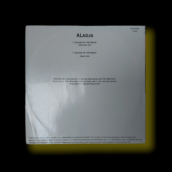 Aladja - Colour Of The Night | Smash Trax (ST 005) - 2