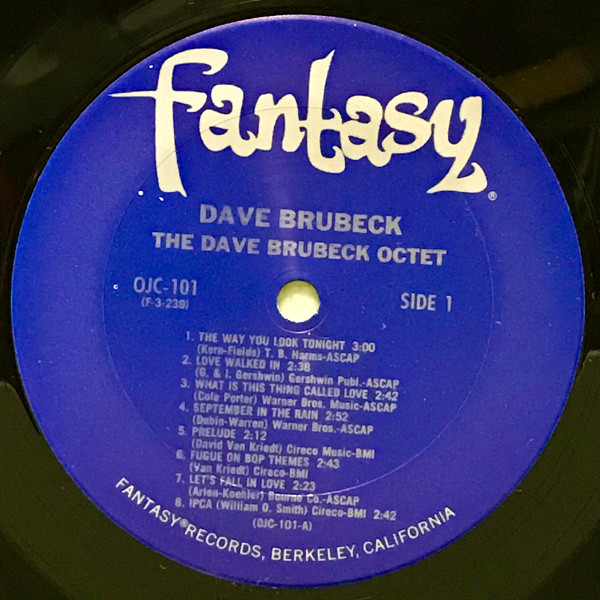 The Dave Brubeck Octet - Dave Brubeck Octet | Original Jazz Classics (OJC-101) - 4