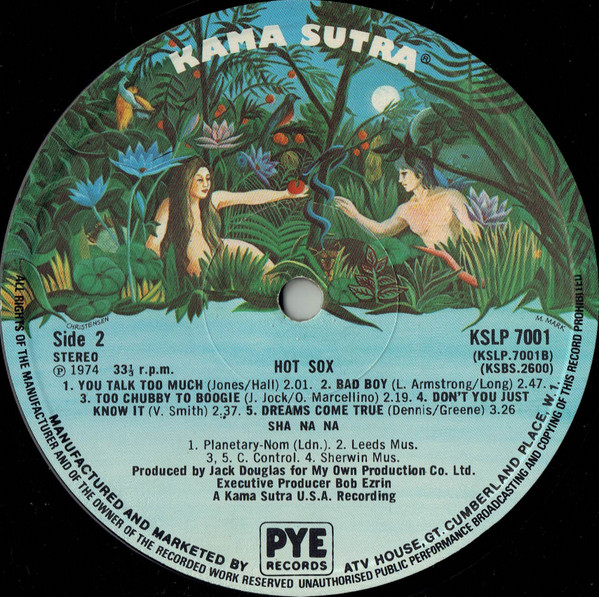 Sha Na Na - Hot Sox | Kama Sutra (KSLP 7001) - 4