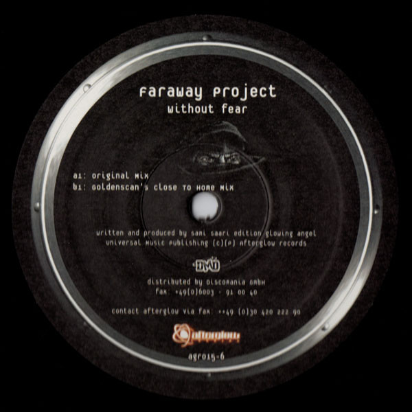 Faraway Project - Without Fear | Afterglow Records (AGR015-6)