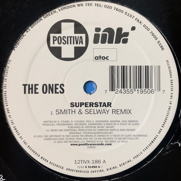 The Ones - Superstar | Positiva (12TIVX-186)