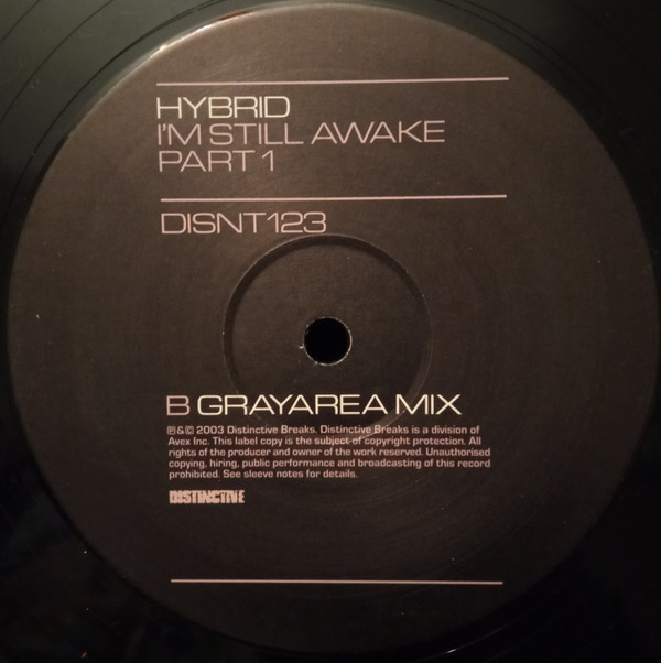 Hybrid - I'm Still Awake | Distinct'ive Breaks (DISNT123) - 4