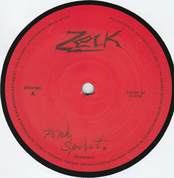 Zeck - Pink Spirit | Zeck Recordings (8801) - 3