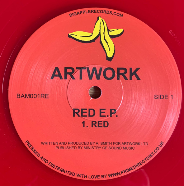 Artwork - Red E.P. | Big Apple Records (BAM001RE)