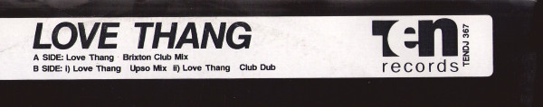 Redhead Kingpin And The FBI - Love Thang | 10 Records (TENDJ 367) - 2 Redhead Kingpin And The FBI - Love Thang | 10 Records (TENDJ 367) - 2