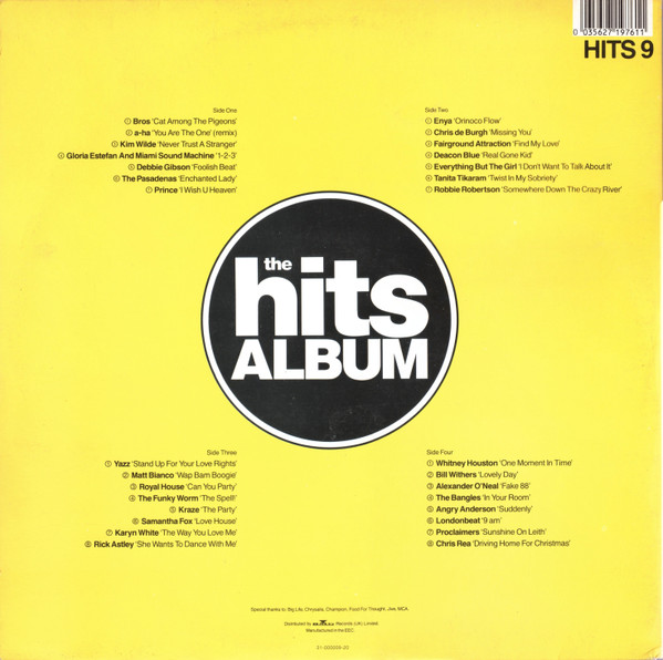 Various - The Hits Album | WEA (HITS 9) - 3 Various - The Hits Album | WEA (HITS 9) - 3
