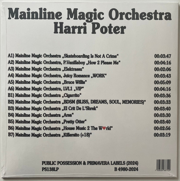 Mainline Magic Orchestra - Harri Poter | Public Possession (PS138LP)