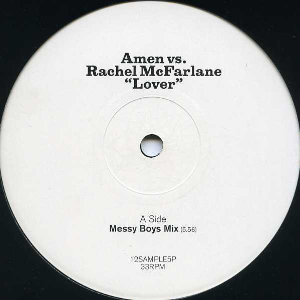 Amen Vs. Rachel McFarlane - Lover | Multiply Records (12SAMPLE5P)