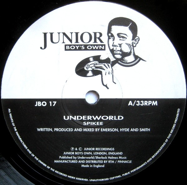 Underworld - Spikee / Dogman Go Woof | Junior Boy's Own (JBO 17) - main