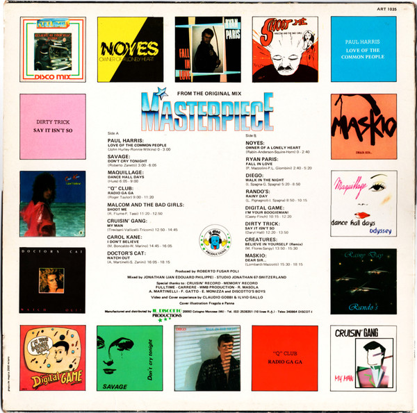 Various - Masterpiece | Il Discotto Productions (ART 1035) - 2 Various - Masterpiece | Il Discotto Productions (ART 1035) - 2