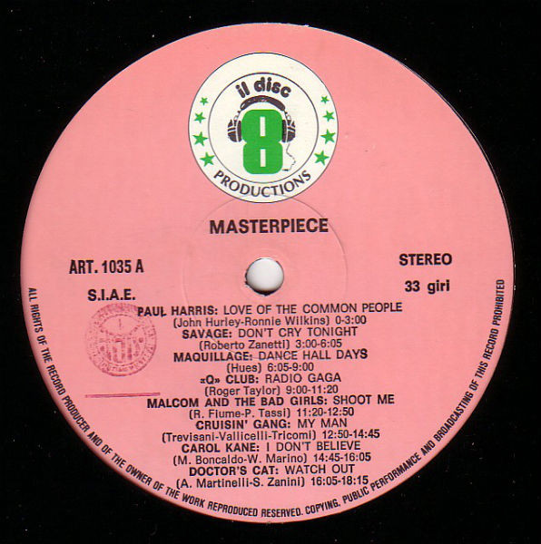 Various - Masterpiece | Il Discotto Productions (ART 1035) - 3 Various - Masterpiece | Il Discotto Productions (ART 1035) - 3
