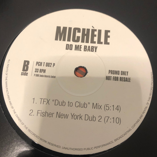 Michèle - Do Me Baby | Jive (PCH T 002 P) Michèle - Do Me Baby | Jive (PCH T 002 P)