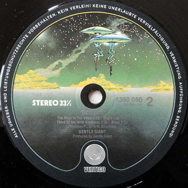 Gentle Giant - Octopus | Vertigo (6360 080) - 4