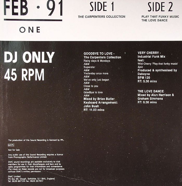 Various - February 91 - One | DMC (DMC 97/1) - 4