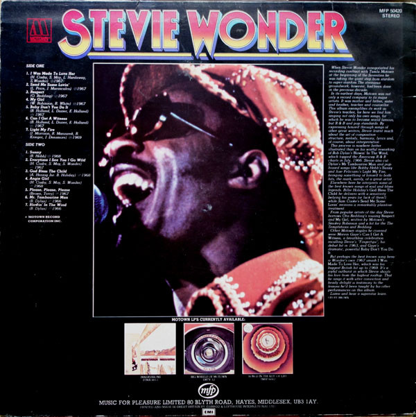 Stevie Wonder - Light My Fire | Music For Pleasure (MFP 50420) - 2 Stevie Wonder - Light My Fire | Music For Pleasure (MFP 50420) - 2