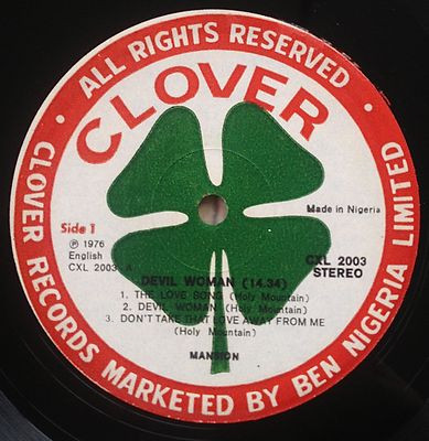 Mansion - Devil Woman | Clover Sound (CXL 2003) - 3 Mansion - Devil Woman | Clover Sound (CXL 2003) - 3