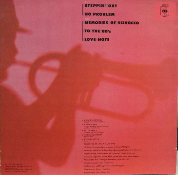 Chuck Mangione - Love Notes | CBS (S 85879) - main