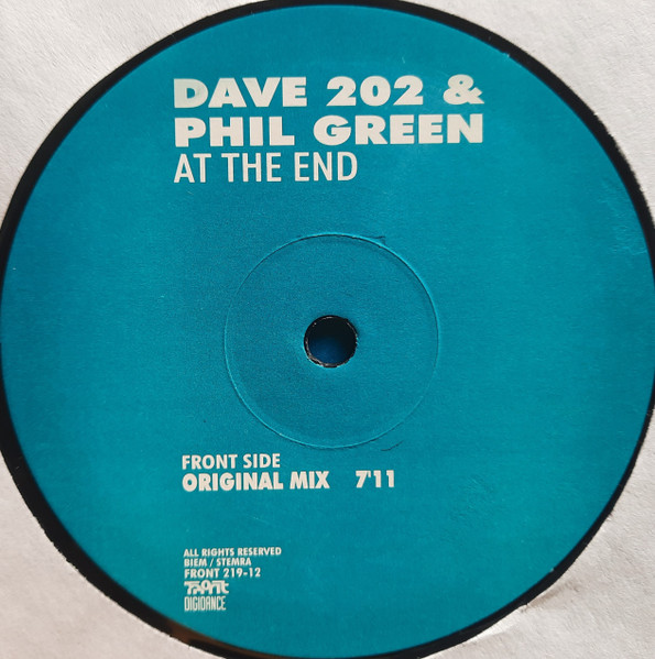 Dave 202 & Phil Green - At The End | Front (FRONT 219-12) - 4