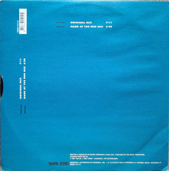 Dave 202 & Phil Green - At The End | Front (FRONT 219-12) - 3