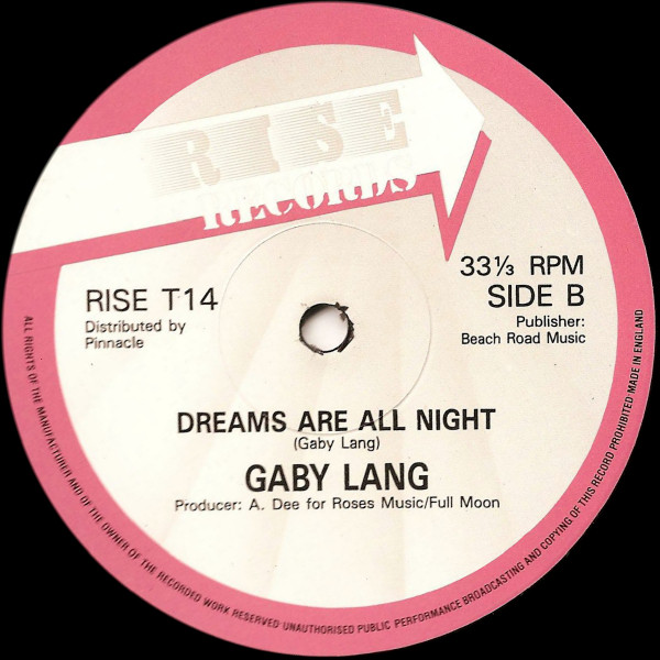 Gaby Lang - Shame ('88 Mix) | Rise Records (RISE T14)