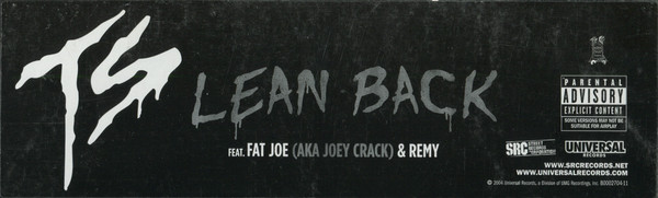 Terror Squad Feat. Fat Joe AKA Joe Crack & Remy Martin - Lean Back | Street Records Corporation (B0002704-11) - 4