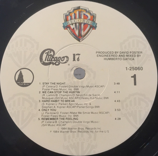 Chicago - Chicago 17 | Warner Bros. Records (9 25060-1) - 3