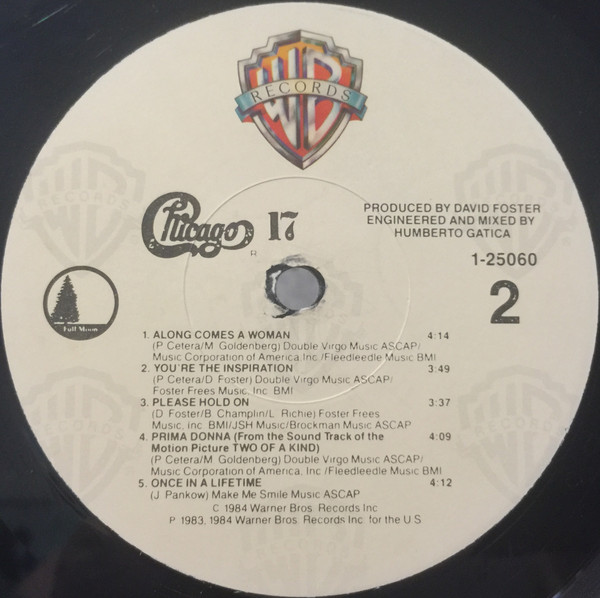 Chicago - Chicago 17 | Warner Bros. Records (9 25060-1) - 4